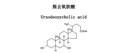 熊去氧胆酸中药化学对照品分子结构图