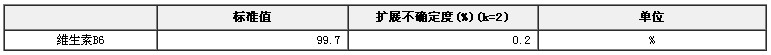 维生素B6纯度标准物质