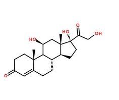 氢化可的松分子结构图