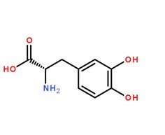 左旋多巴分子结构图