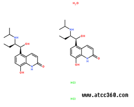 盐酸丙卡特罗分子结构图