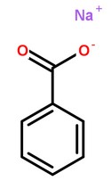 苯甲酸钠分子结构图