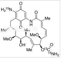 17-氨基格尔德霉素-13C,15N2标准品