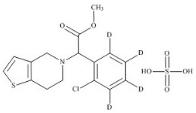 rac-Clopidogrel-d4 Hydrogen Sulfate