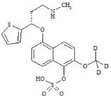 5-Hydroxy-6-Methoxy Duloxetine Sulfate-D3