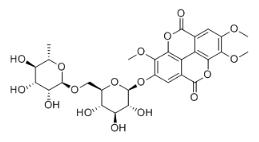 3,7,8-Tri-O-methylellagic acid 2-O-rutinoside标准品