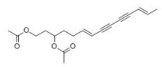 （6E，12E）-十四烷-6,12-二烯-8,10-二炔-1,3-二醇二乙酸酯标准品