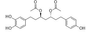 1-（3,4-二羟基苯基）-7-（4-羟基苯基）庚烷-3,5-二乙酸二乙酸酯标准品