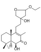 15,16-环氧-15-乙氧基-6b，13-二羟基-8-烯-7-酮标准品