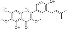 5,7,4'-三羟基-3,6-二甲氧基-3'-异戊烯基黄酮标准品