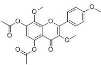 5,7-二乙酰氧基-3,4',8-三甲氧基黄酮标准品
